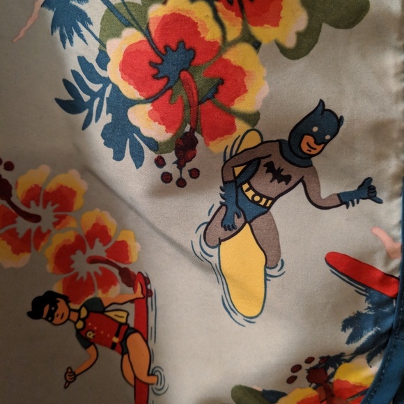 Batman & Robin Swim Trunks - Picture 4 of 4